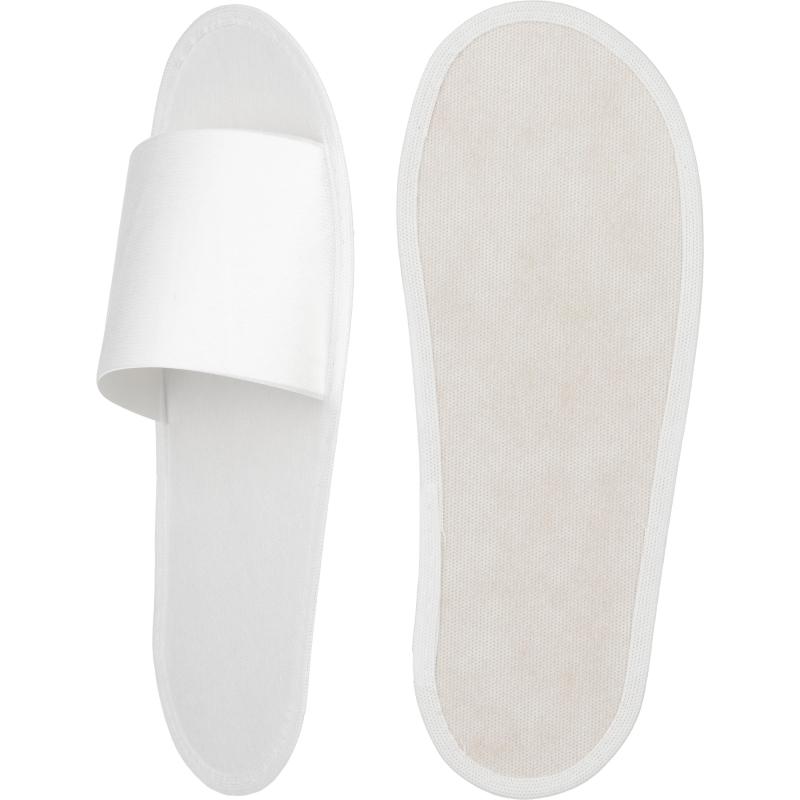 Тапочки одноразовые спанбонд, отк.мыс, спанбонд/картон 2мм 150пар/уп