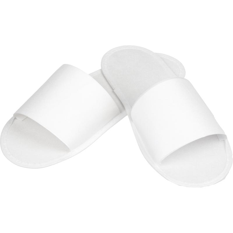 Тапочки одноразовые спанбонд, отк.мыс, спанбонд/картон 2мм 150пар/уп