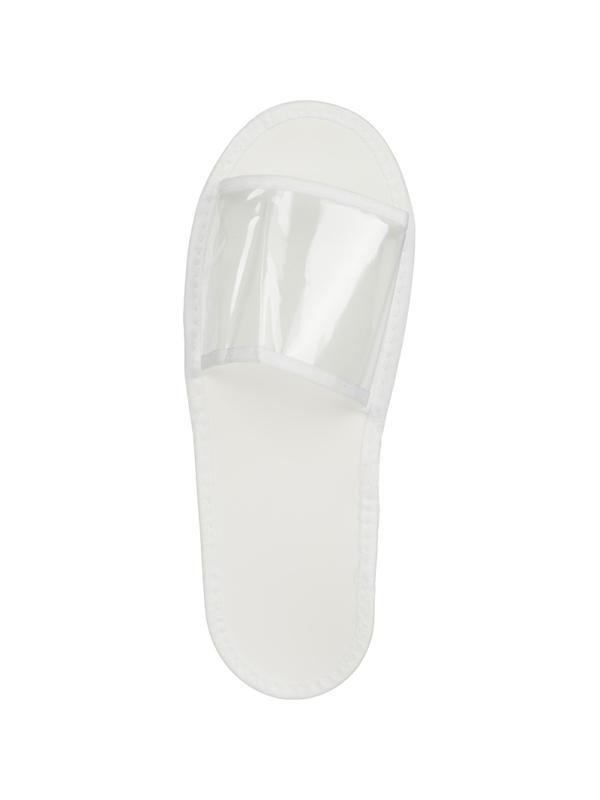 Тапочки одноразовые для душа/бас.ПВХ,отк.мыс, Эва 3мм 150пар/уп