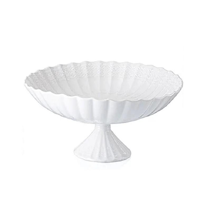 Фруктовница Loraine для фруктов, керамика, D=29см, белая  (27533)