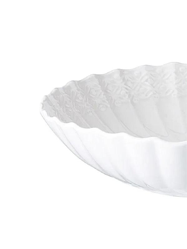 Фруктовница Loraine для фруктов, керамика, D=29см, белая  (27533)