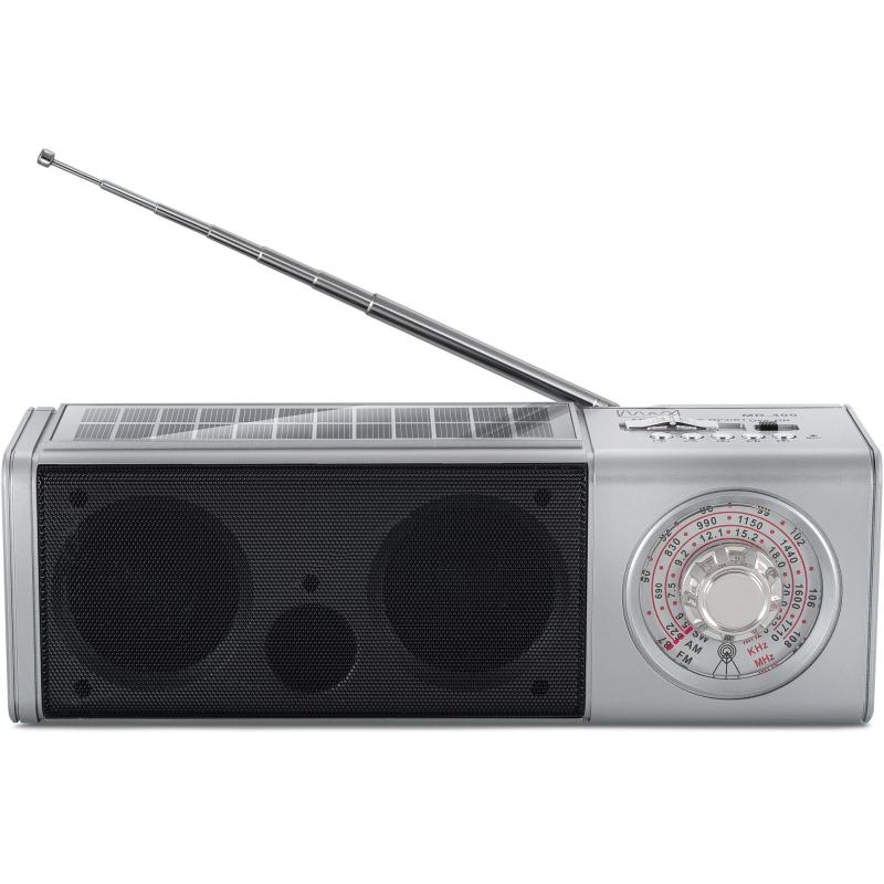 Радиоприемник Max MR-400, подсветка, солнечная панель