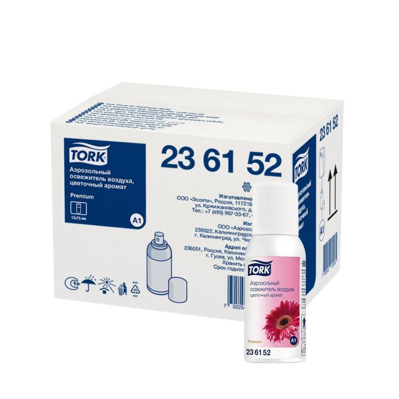 Баллон сменный для автоосвежителя Tork Premium А1 цветочный 75мл 236152