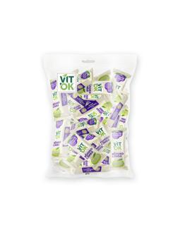 Пастила фруктовая неглазированная конфета VITok, Яблоко-слива, 500г