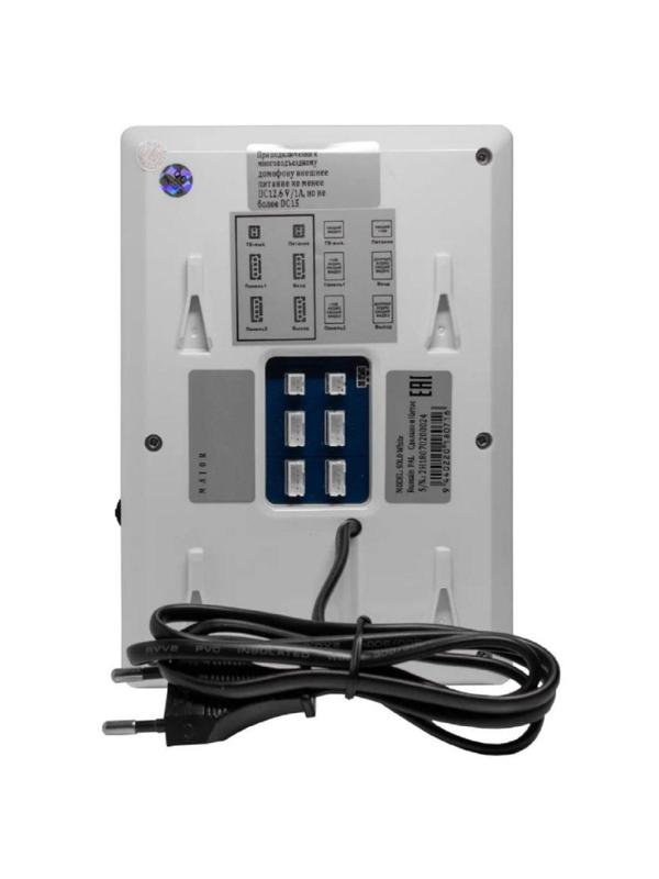 Монитор видеодомофона MAJOR SOLO,ЖК-дисплей 4',белый,220 В