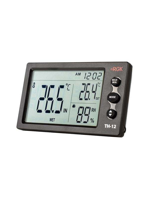 Термогигрометр цифровой с поверкой RGK TH-12