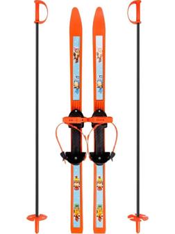 Лыжи детские Вираж-спорт, унив.крепление Цикл, с палками
стеклопластик(100/100 см)