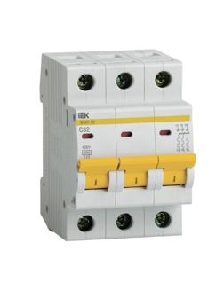 Выключатель автоматический IEK ВА47-29 3п C 32А 4.5кА MVA20-3-032-C