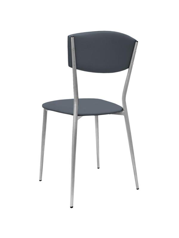 Стул РС01.00.23 разборный РС23-503П-05;искожа сераяCN 503П; каркас металлик