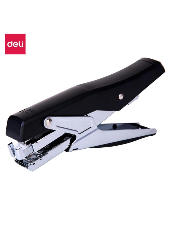 Степлер -плайер Deli E0329 24/6 26/6 (30листов) ассорти 100скоб коробка
