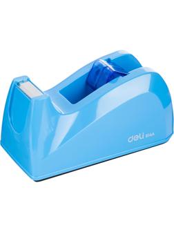 Диспенсер для клейкой ленты Deli E814, ABS-пластик, 120x57x60 мм, синий