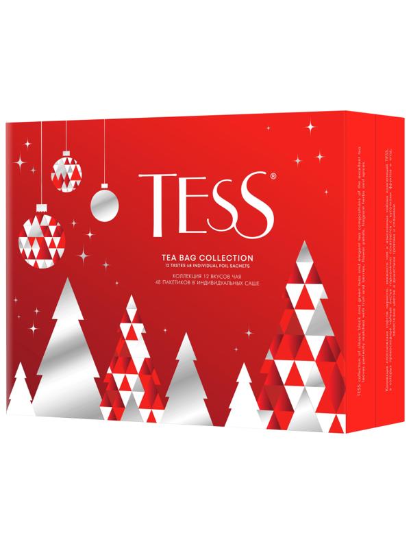 Чай Tess Happy Holidays ассорти пакетированный 12вкусовx4шт 81г