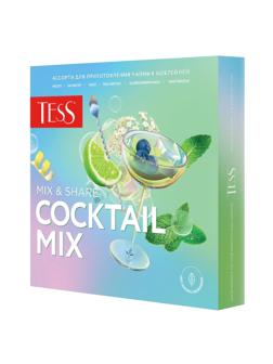 Чай Tess Coctail Mix ассорти пакетированный 4вкусаx5шт 30г