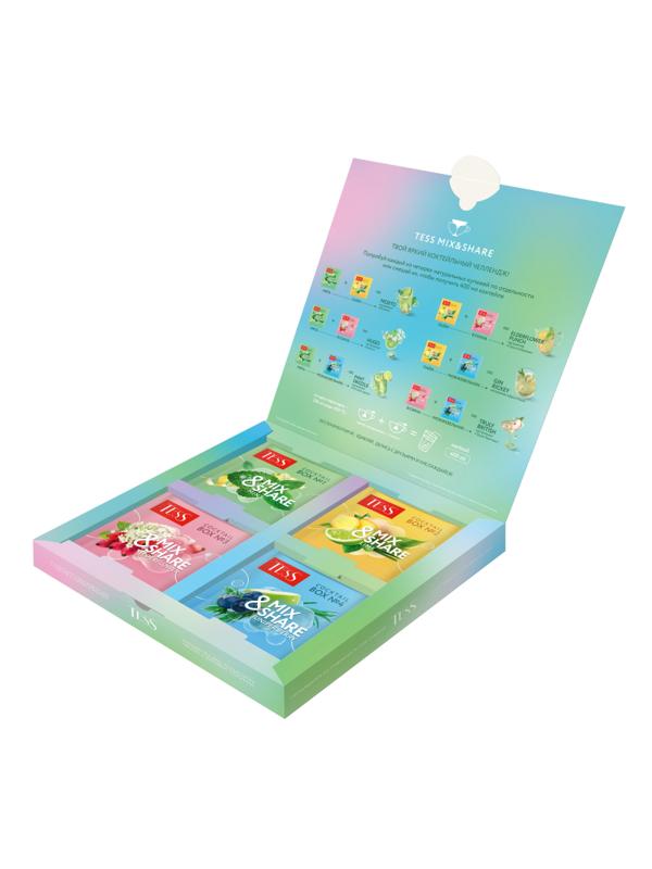 Чай Tess Coctail Mix ассорти пакетированный 4вкусаx5шт 30г