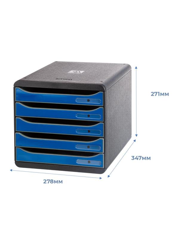 Бокс с выдвижными лотками EXACOMPTA, 5 лотков формата А4