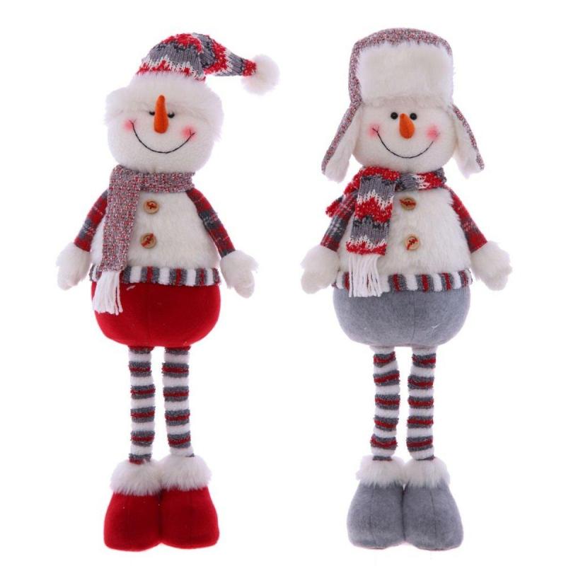 Игрушка набивная Снеговик, L23 W13 H70 см, 2в. 752027