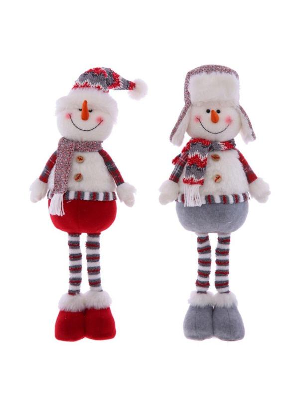 Игрушка набивная Снеговик, L23 W13 H70 см, 2в. 752027