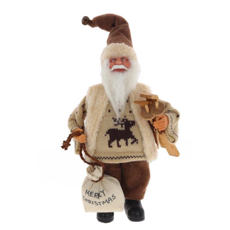 Фигурка Дед Мороз, L19 W12 H40 см (без колпака Н30 см) 278065