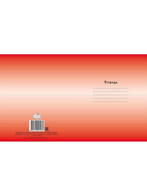 Тетрадь школьная А5,12л,линия Градиент, 5цветов ТШ12К6183