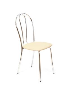 Стул для столовых UP_Венус каркас хром, к/з бежевый Z21