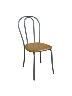 Стул для столовых UD_Вереск СМ7/6-05 карк сереб.металл, к/з бежевый К-009