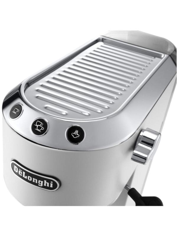 Кофеварка рожковая DeLonghi EC685.W, 1300Вт, 1.1л, (белый)
