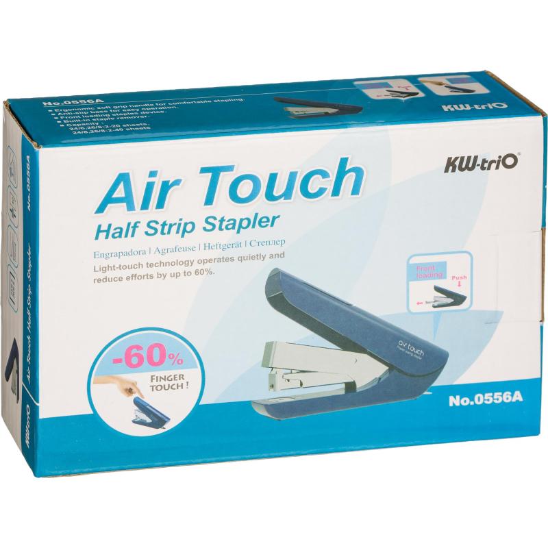 Степлер Kw-Trio Air touch Half strip(№24/6-26/8)до40л,энергосбер,антист,чрн
