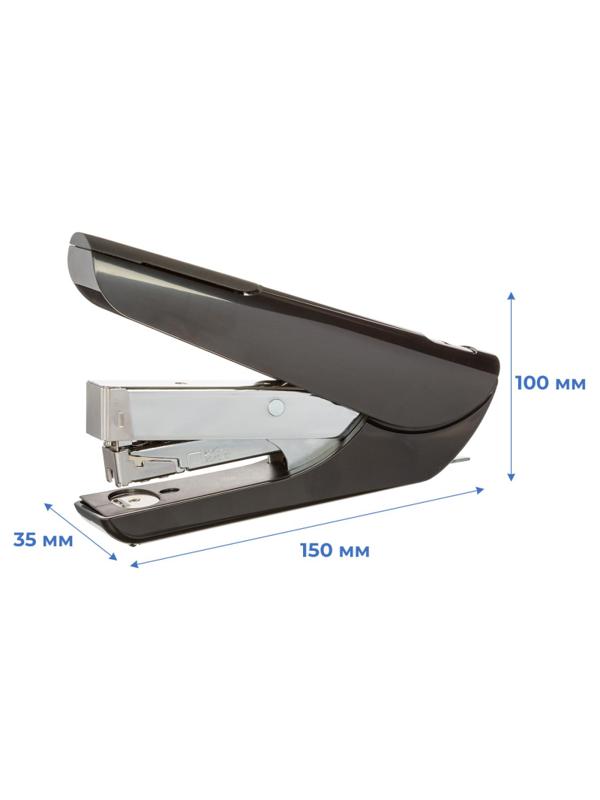 Степлер Kw-Trio Air touch Half strip(№24/6-26/8)до40л,энергосбер,антист,чрн