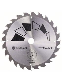 Диск пильный по дереву BOSCH STANDARD GT WO d190х20/16мм, 24зуб(2609256818)