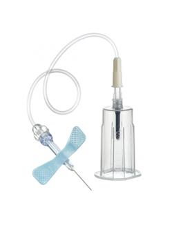 Игла-бабочка 23G 19см гол. с луер-адап/держ. VACUETTE Safety 450086 24шт/уп