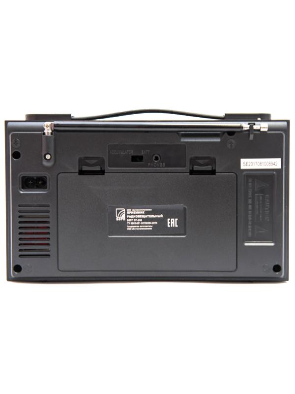 Радиоприемник БЗРП РП-304, УКВ 64-108МГц, СВ, КВ, бат. 4xR20, 220V, USB/SD