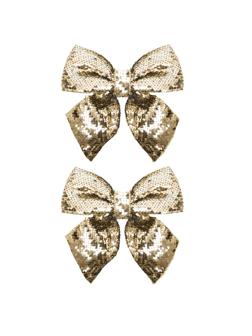 Украшение декоративное БАНТ Золото, наб 2 шт 14х12х0,01см 90824