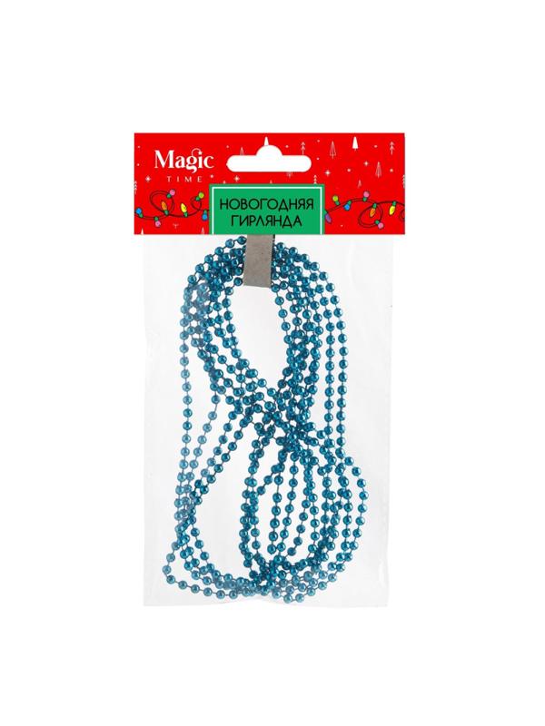 Гирлянда новогодняя из полистирола, голубые 270x0,4см арт.88762