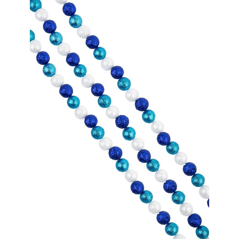 Гирлянда новогодняя Голубые тона из пенополистирола / 170x1,5см арт.89531