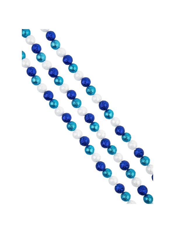 Гирлянда новогодняя Голубые тона из пенополистирола / 170x1,5см арт.89531