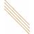 Гирлянда новогодняя из полистирола, золотые 270x0,4см арт.88760