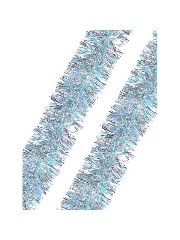 Мишура новогодняя Бирюзовое море из Полиэтилена / 200x15см арт.80462