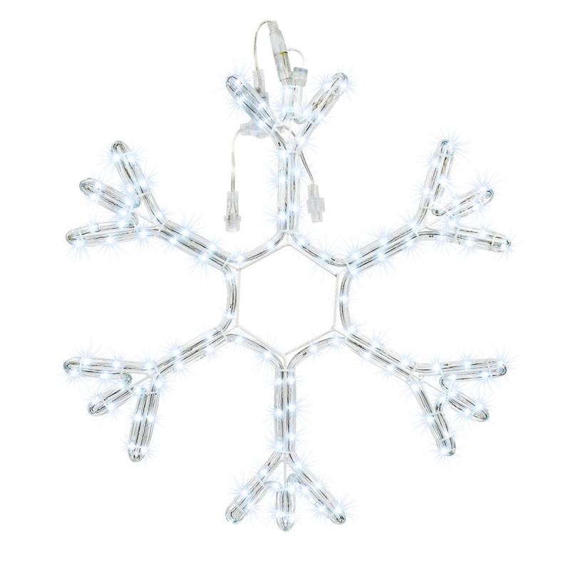Фигура светодиодная Снежинка 120 хол.бел, D 56 см /4 55038