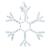 Фигура светодиодная Снежинка 120 хол.бел, D 56 см /4 55038