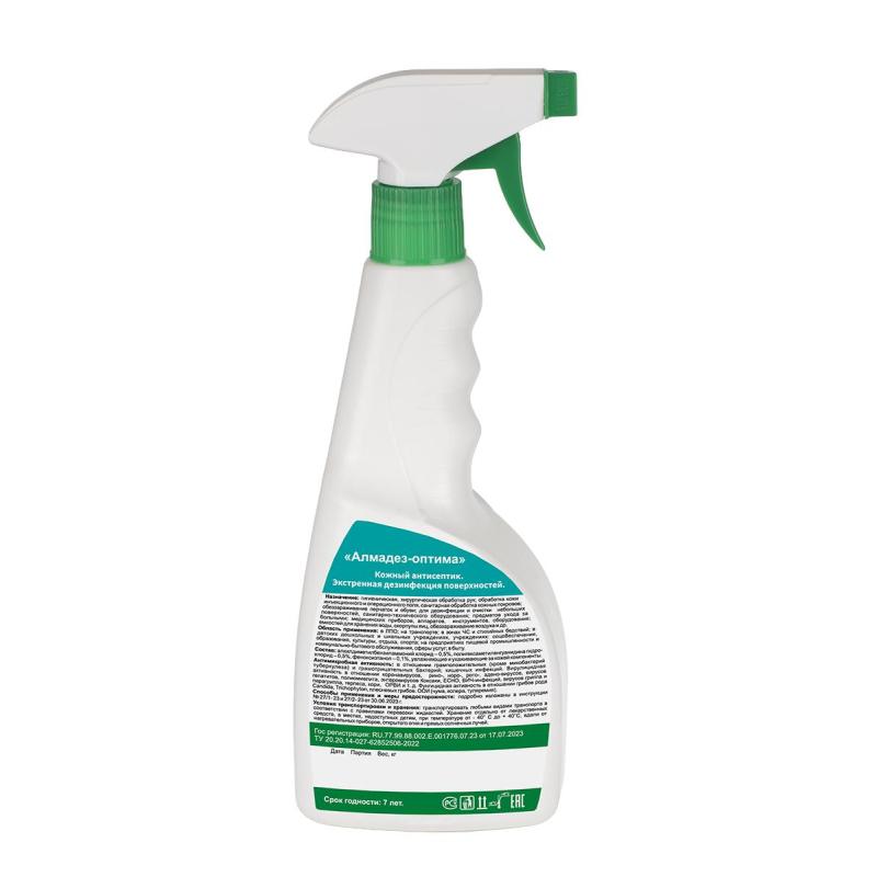 Антисептик кожный Алмадез-Оптима, на водной основе, 500 мл (триггер)