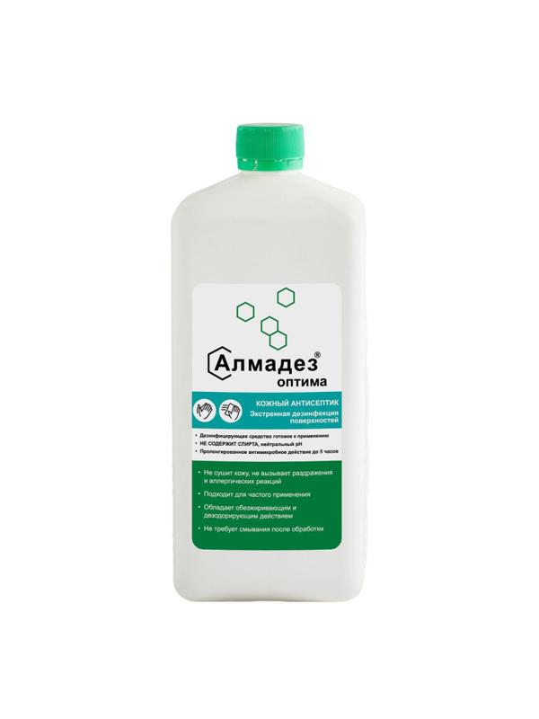 Антисептик кожный Алмадез-Оптима, на водной основе, 1 л (крышка)