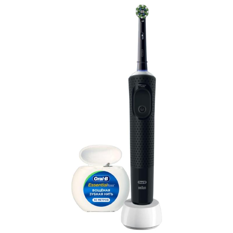 Зубная щетка Oral-B Vitality Pro D103.413.3 Black + З/нить