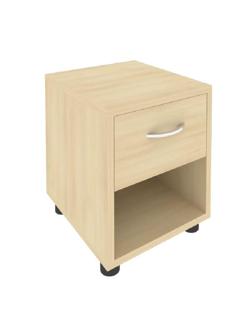 Мебель для гостиниц_LIGHT Тумба с нишей и ящиком С-ТПЯ-3 40x45x50акация