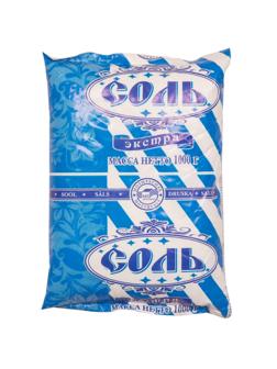 Соль Полесье экстра, 1кгх20шт/уп