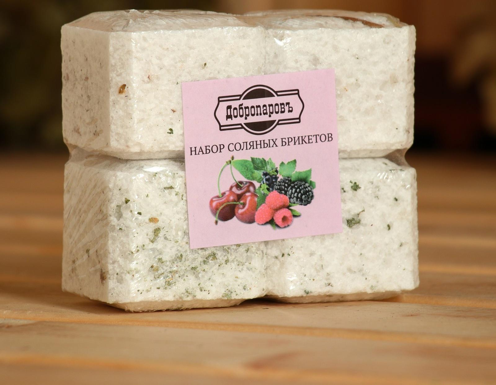 Соляной брикет набор 4 шт 