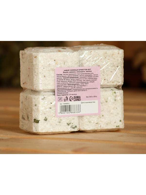 Соляной брикет набор 4 шт 