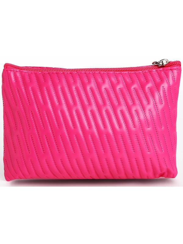 Косметичка на молнии, цвет малиновый