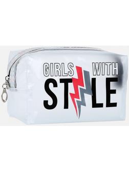 Косметичка на молнии, цвет матовый/разноцветный