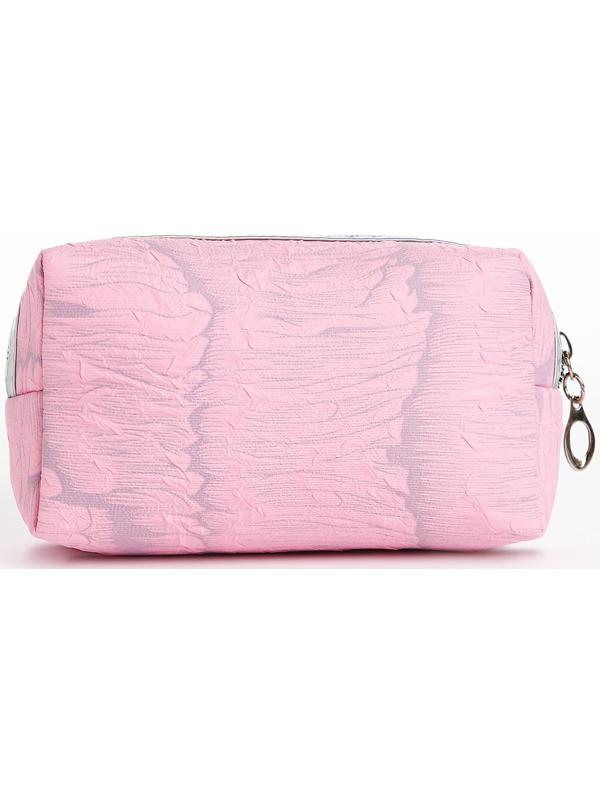 Косметичка на молнии, цвет розовый