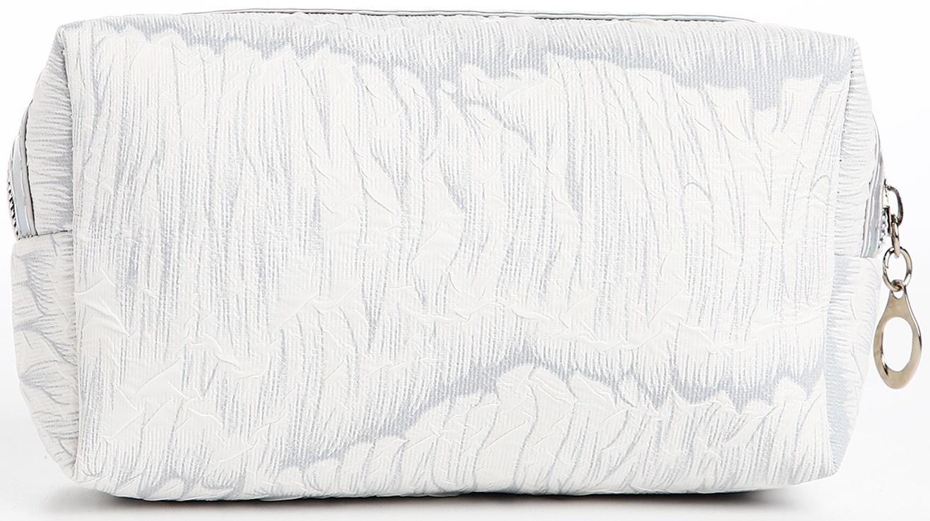 Косметичка на молнии, цвет белый